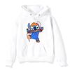Halloween Stitch Pattern Hoodies Cute Cartoon Disney Sweatshirts Pocket Clothing Daily Men Hoodies Autumn Winter Pullover Tops
