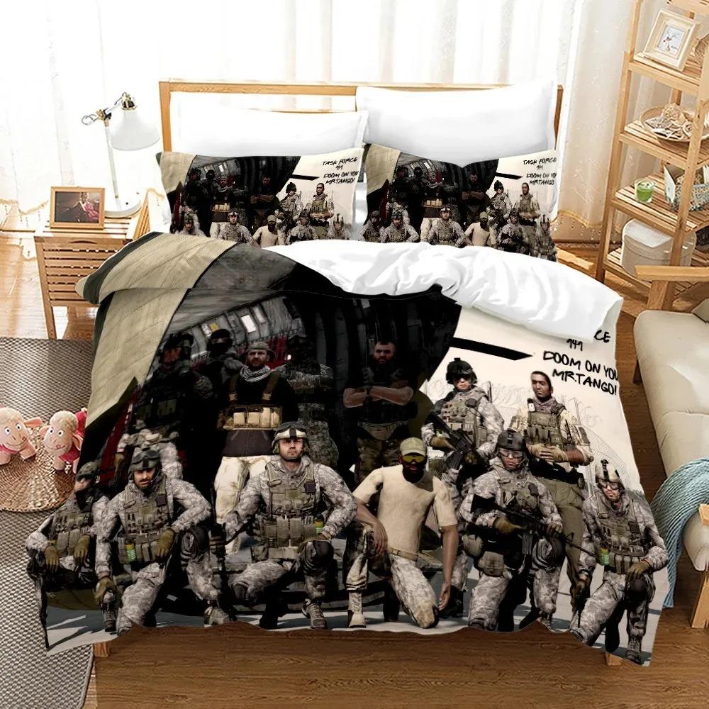 Call Of Duty Warzone Bedding Set Single Twin Full Queen King Size Game Bed Set Aldult Boys Bedroom Duvetcover Sets 3D Print 020