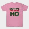 T Shirt Women Santas Favorite Ho Ho Ho Harajuku Print Kawaii Tshirt Summer Short Sleeve Female T-Shirt Top Tee