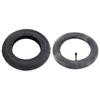 10x2.125 Wheelchair Tire and Inner Tube Rubber Heavy Duty Valve Tire Inner Tube Replacement for Powe
