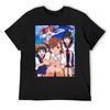 Toaru Kagaku - Misaka Mikoto, Shirai Kuroko, Saten Ruiko, Uiharu Kazari T-Shirt Street Wear Black T Shirts for Men