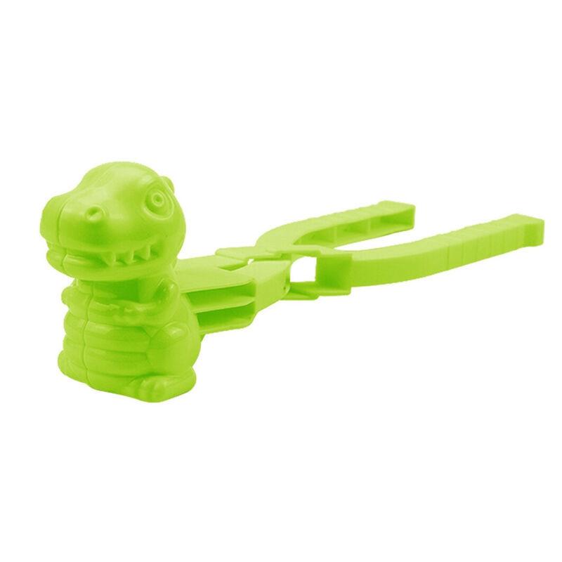 Kids 1 Pcs Snow Sand Mold Tool Snowball Maker Clip Dinosaur Shaped Outdoor Toys Plastic Winter