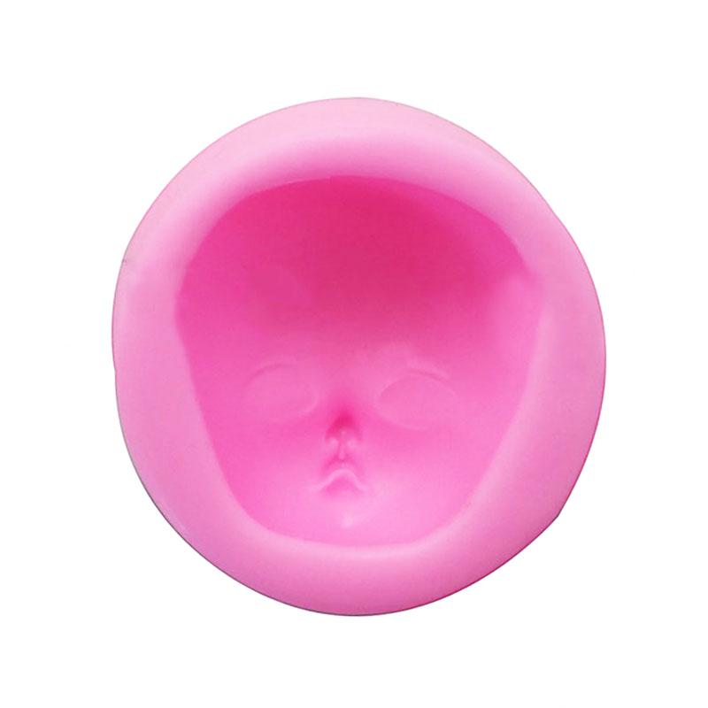 Форма силиконовая жаропрочная в виде детского лица. DIY