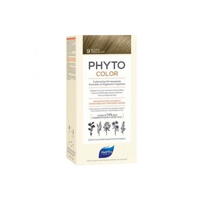 Phytocolor 9 blond très clair coloration permanente 112ml