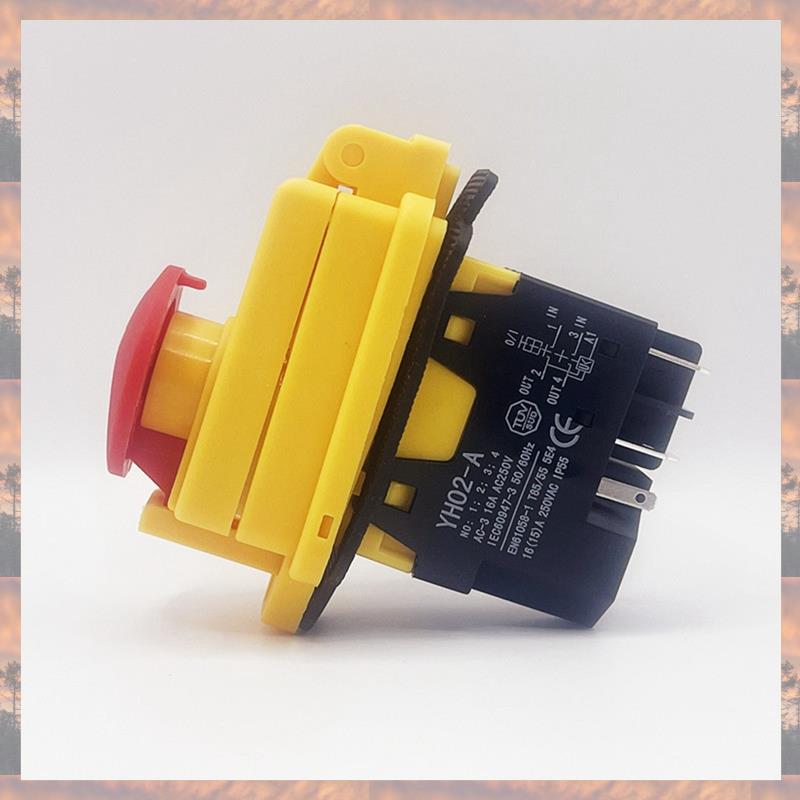 2025 Trend YH02-A 250V 16A 4PIN Electromagnetic Switch Parts For Machine Tool Equipment Waterproof