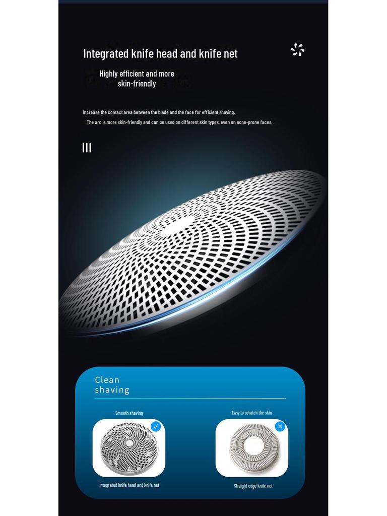 Портативная водонепроницаемая электробритва и внешний аккумулятор с цифровым дисплеем