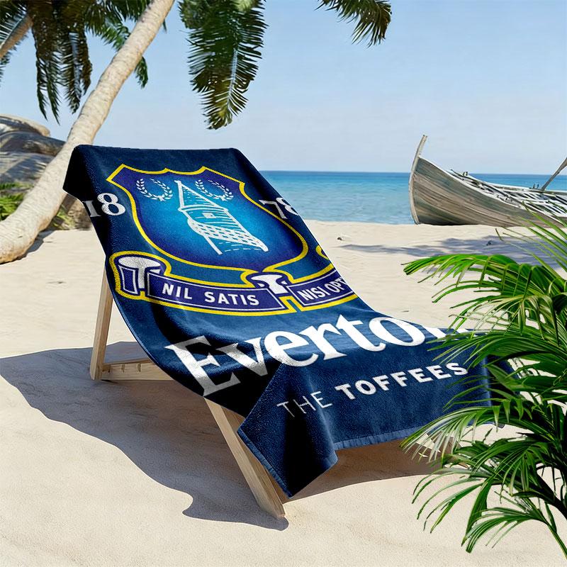 The Blues logo Print Beach Towel, Large Soft Quick Dry Towel for Beach Camping Swimming