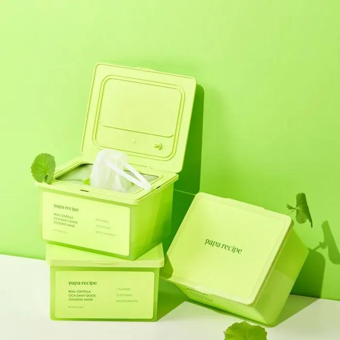 Real Centella Cica Daily Quick Cooling Mask (30 Sheets)