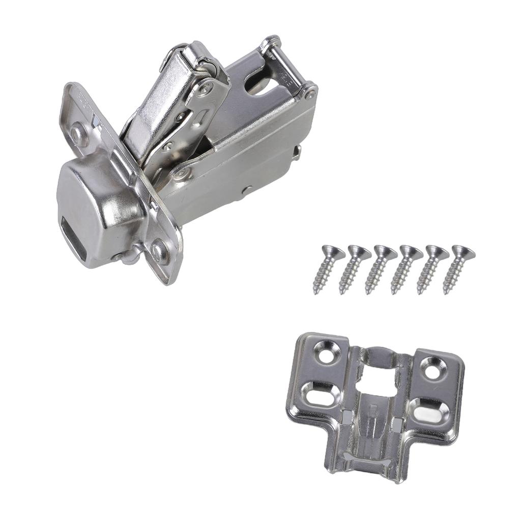 Портативные петли для шкафов с плавным закрыванием для кухни и гардероба с гидравлической пружиной, конструкция с углами открывания 165 градусов