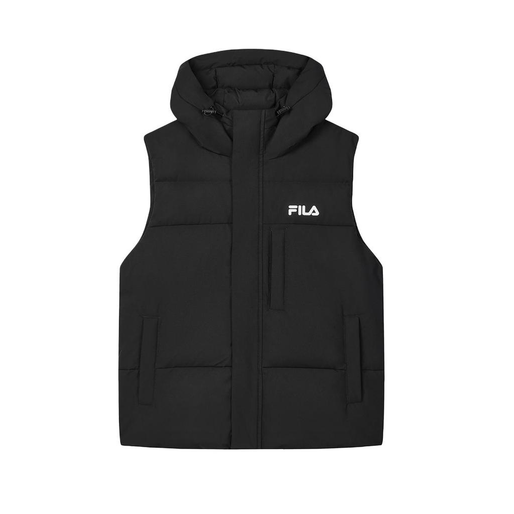 Fila Originalebielle New Year Series Logo Water-Resistant Stain-Resistant Comfortable Vest Men Vest Black F11M519902F-BK