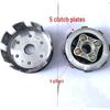 CG125/CG150 Motorcycle Clutch Basket Assembly with 4 Studs & 5 Clutch Plates