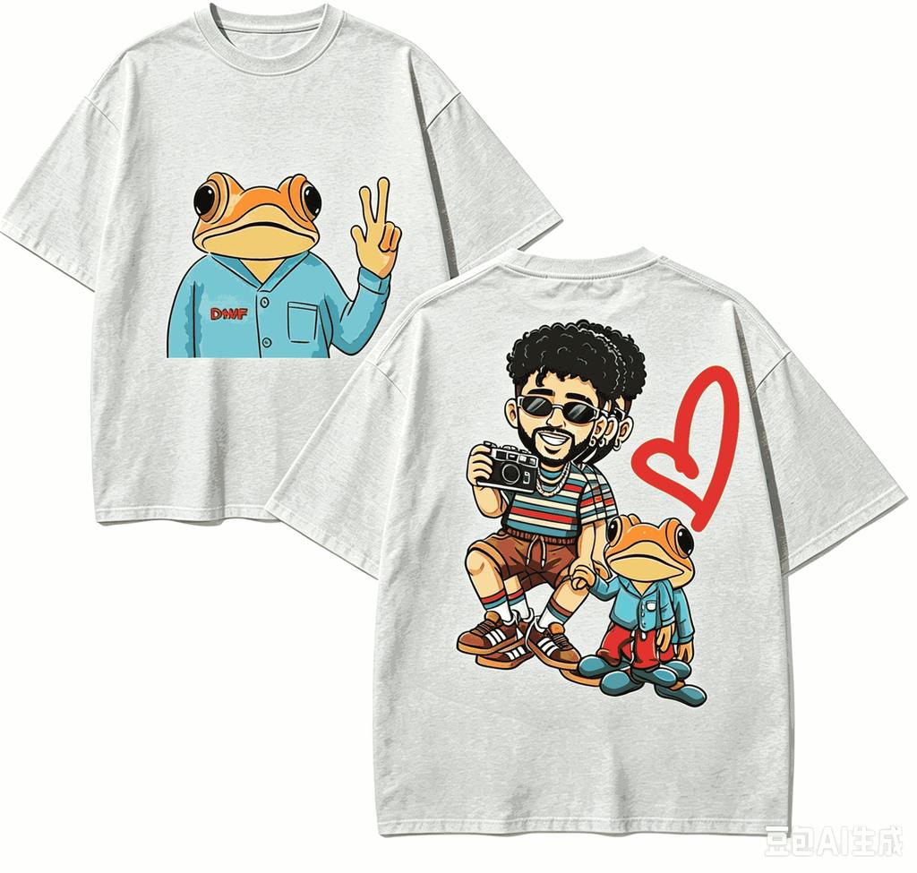 Bad Bunny Gift Tshirt Unisex Unisex Harajuku Oversizedunisex Short Sleeve Streetwear High Quality Couples Hot Product Comfortable