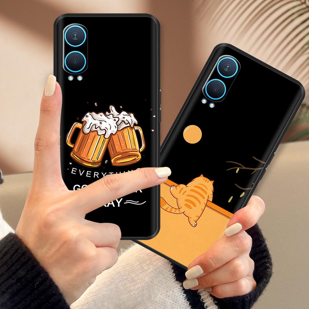Чехол для телефона Oneplus Nord Ce4 Lite 5G Милый Кот Бампер Чехол для Oneplus Nord Ce 4 Lite Мягкий Силикон Защита от Падения Задние Чехлы
