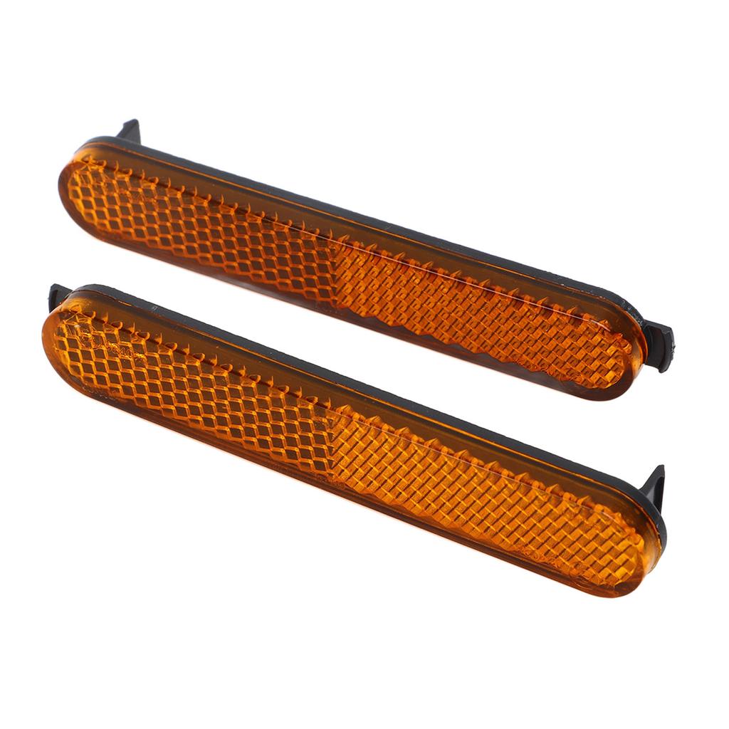 1 пара светоотражающих полосок для электрического скутера, передняя, задняя боковая крышка колеса, отражатель, предупреждение о ночной безопасности