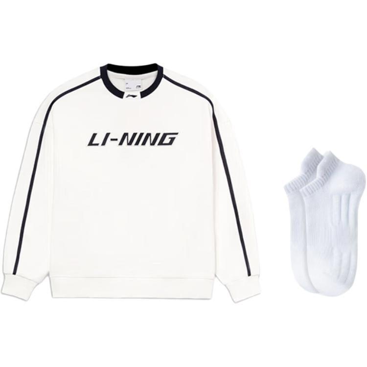 Свитшот Li Ning Унисекс Цвет слоновой кости AWDU917-2