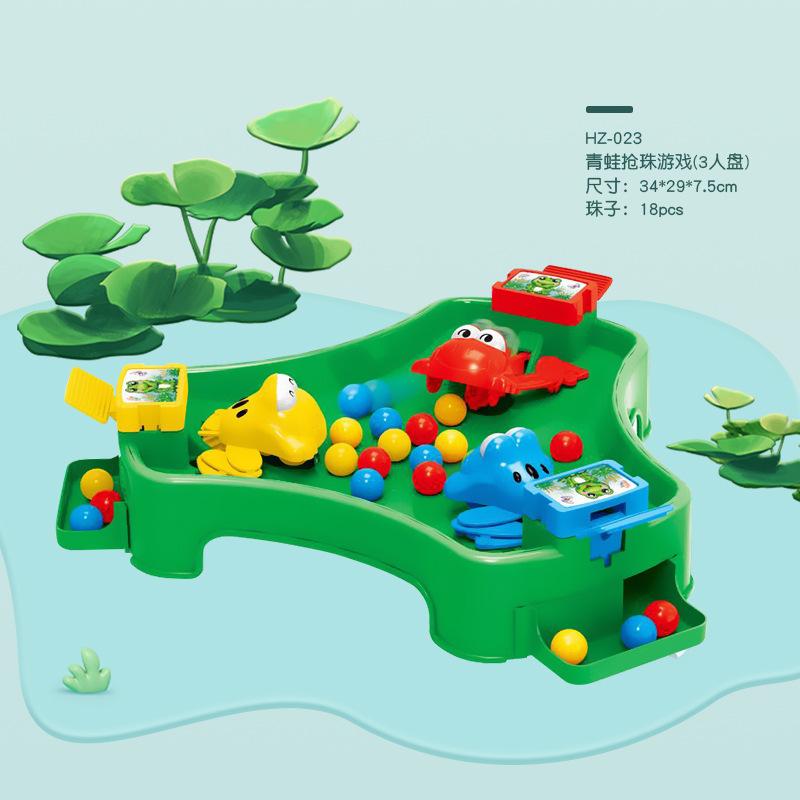 Children'S Little Frog Eats Doudou Ball Fun Toys, Frog Beads Parent-Child Interactive Multiplayer Table Games