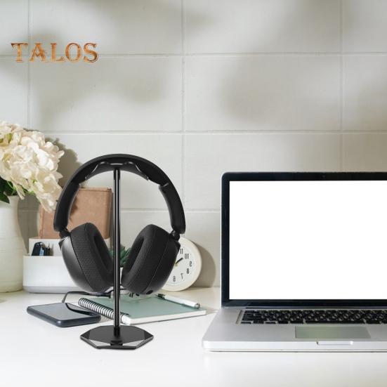Подставка для игровой гарнитуры, настольный органайзер с противоскользящим основанием, изогнутая конструкция, высокая устойчивость, универсальный кронштейн для дисплея наушников