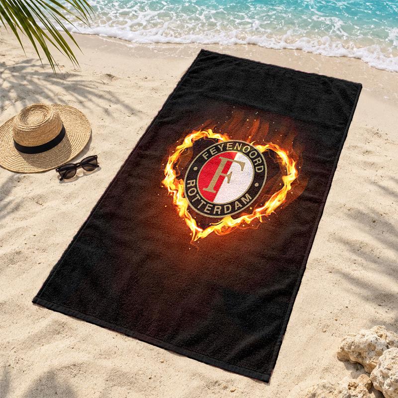 Feyenoord Rotterdam Microfiber Beach Towel Quick Dry Sand Free Lightweight Beach Towels for Travel Swimming Camping