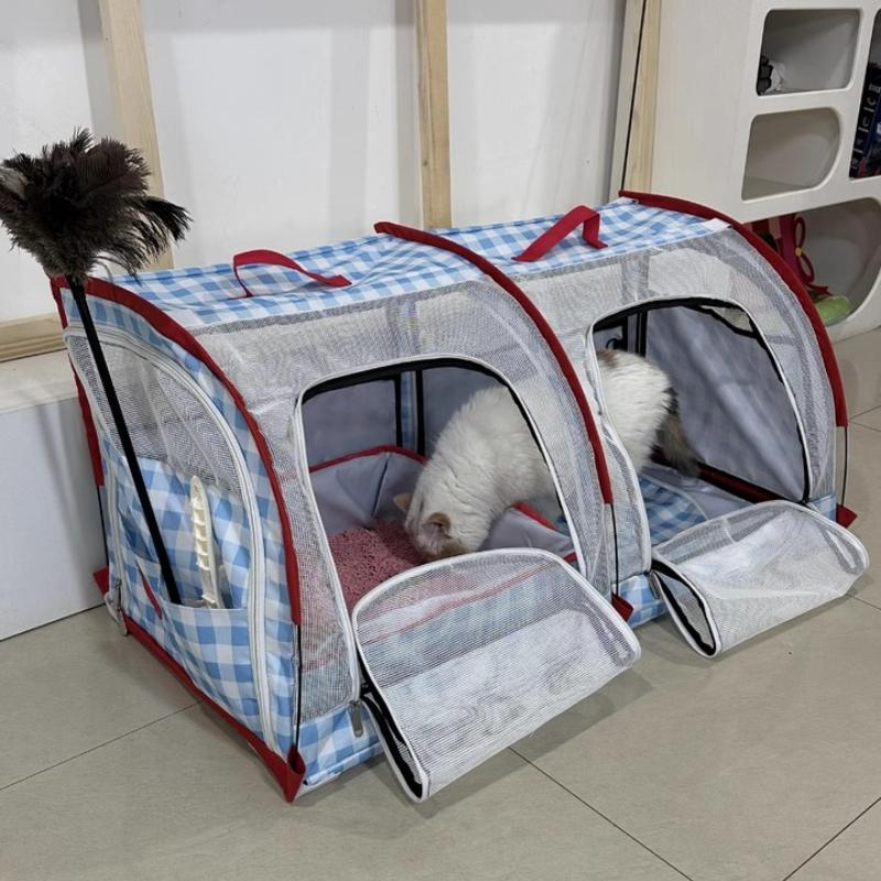 Car Dog Bed for Back Seat Portable Pet Carrier Kennel Safety Breathable Cat Nest for Small Medium Dogs and Cats Travel Cage