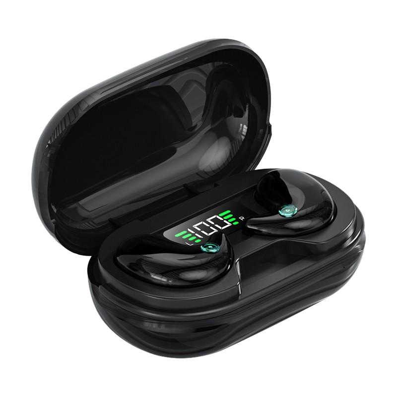 M16 Эргономичные невидимые наушники Беспроводная Bluetooth-гарнитура Светодиодный дисплей Наушники с шумоподавлением Наушники для сна