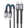 Usb C Cable [1m+1m 2 Pieces] Type C Cable 3A Fast Charging Fast Charging Charging Cable USB Type-c PD Compatible Nylon Knitting Disconnection