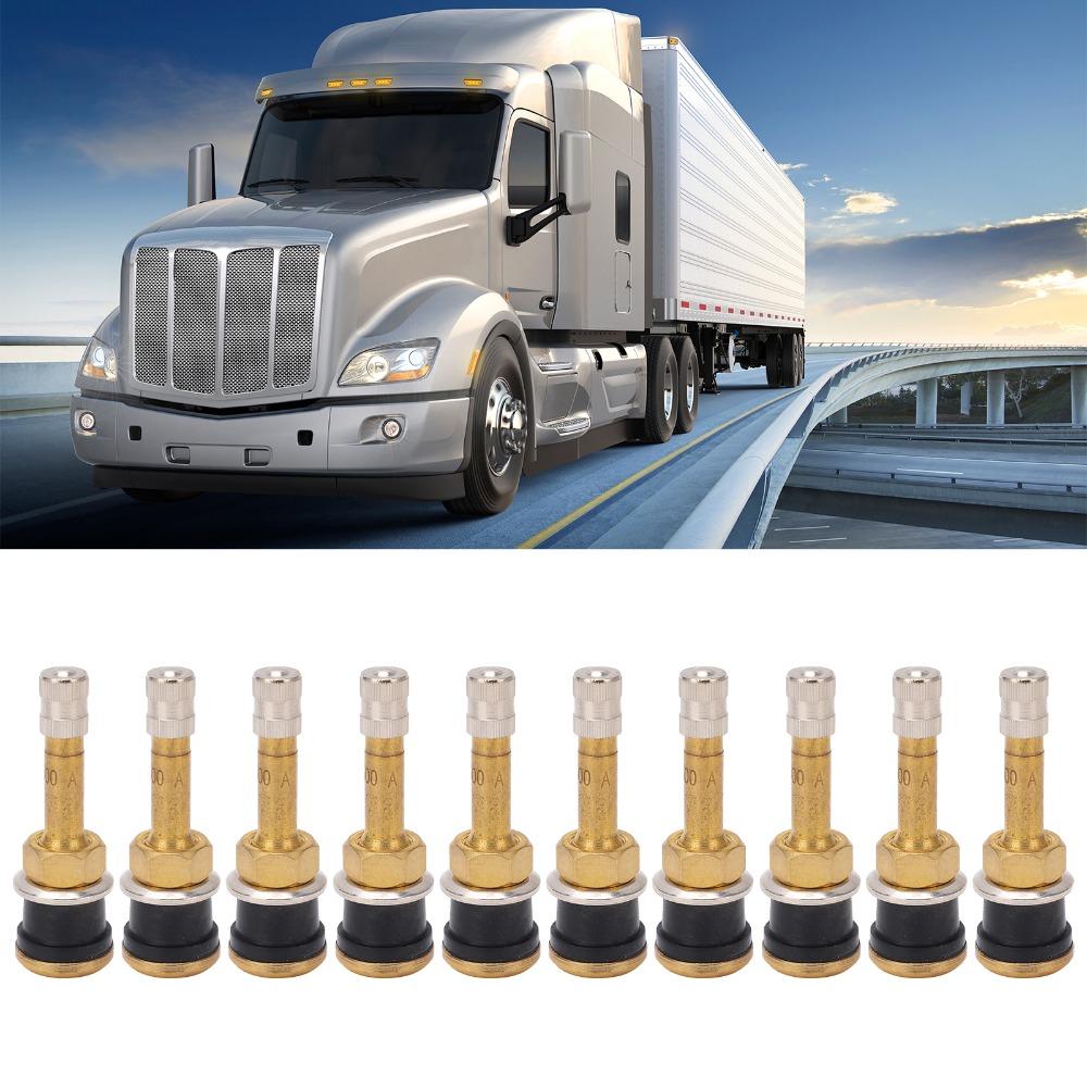 10PCS/20PCS Anti-Rust Truck Valve Stems Brass Material Tubeless Truck Valve Stem Tire Shop