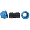 4Pcs PE Plastic 32mm To 32mm Straight Connector Water Pipe Adapter Fitting Accessories
