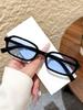 1 шт. Модные овальные очки в маленькой оправе, трендовые, модные, персонализированные декоративные очки, модная повседневная одежда