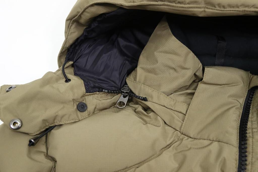 Polo Ralph Lauren Темно-бежевый Рипстоп Пуховик с Вышитым Пони Размер XL Мужская Куртка/Парка на Полной Молнии Принт, (Код товара 01010038)