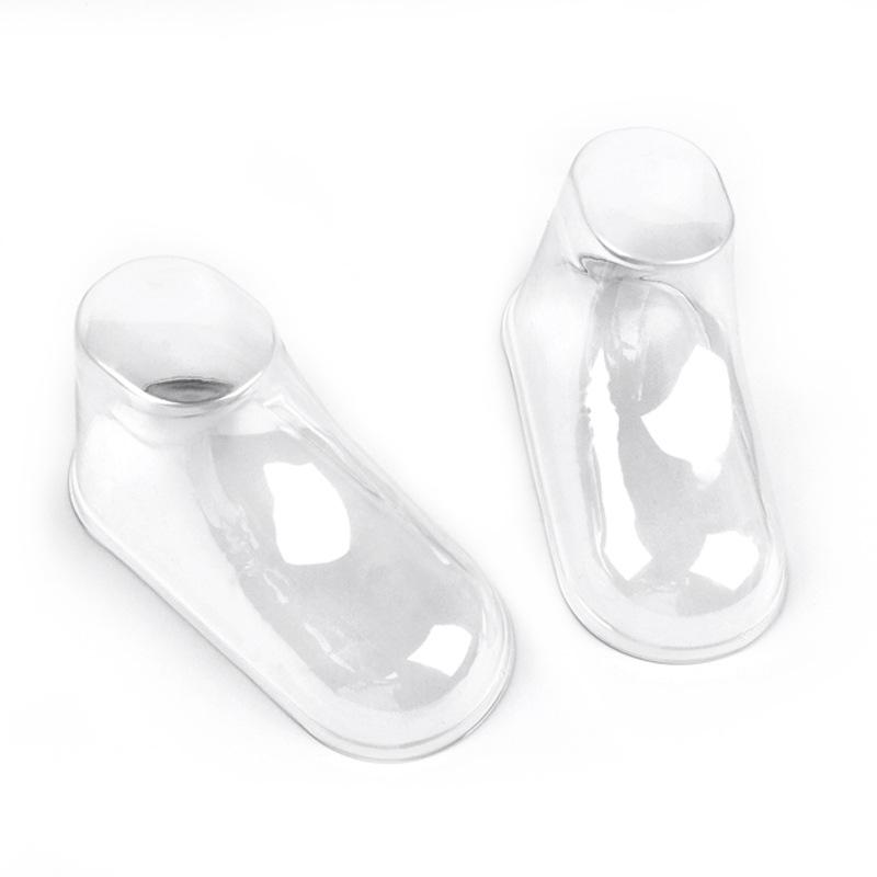 10Pcs Clear Pvc Child Booties Showcase Support Frame Feet Plastic Shoe Mold Baby Shoe Stretcher Socks Display Stand