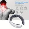 Электрический массажер для шейного отдела позвоночника EMS, 6 моделей, 9 передач, массаж шеи, плеч, облегчение боли, физиотерапия, автоматический нагрев