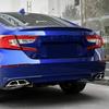 Для Honda Accord 10-го поколения, внешний задний глушитель, наконечник, конец трубы, декоративная крышка, наклейка, 2018, автомобильные аксессуары
