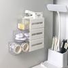 Wall Mounted Storage Box Bathroom Cosmetic Cotton Swab Jewelry Storage Box