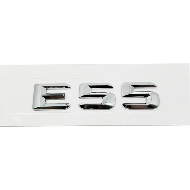 Car Tail Letter Number Emblem Sticker Rear Trunk Badge Decal for Mercedes Benz E Class E53 E55 E63 E200 E220 E230 E240 E250 E260 EIA4