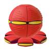 Flying Saucer Ball Magic Deformation Ball with Light Decompression Flying Flat Throw Disc Balls Parent Child