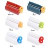 Bathroom Supply Manual Reusable Toothbrush Holder Rolling Tube Holder Stand Toothpaste Squeezer