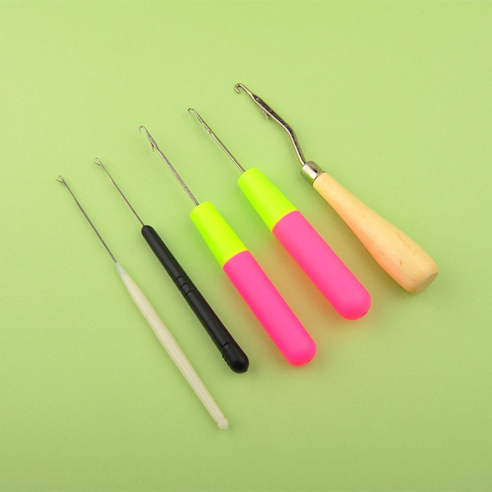 Braid Craft Hair Weave Needle Wig Making Tools Dreadlock Crochet 5 Pcs/set  Wig Crochet Needles
