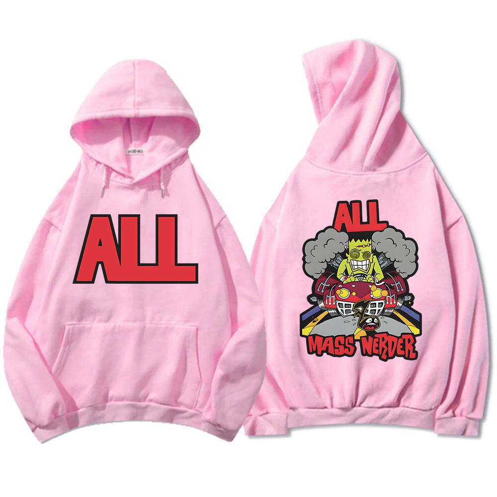 Массовое убийство Толстовки All Band с длинным рукавом для мужчин и женщин Свитшоты с карманом Повседневные Судадерас Смешные графические пуловеры