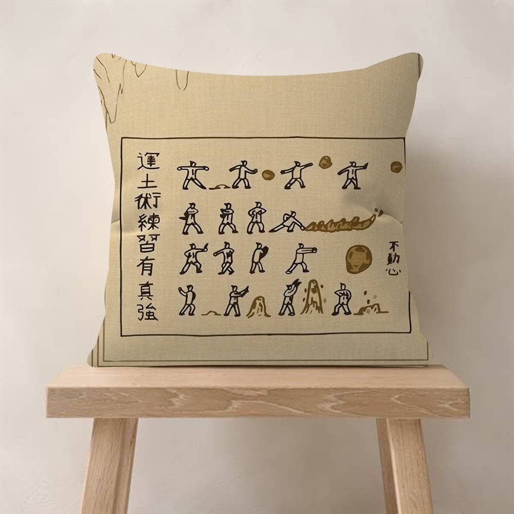 AvatarLast Airbender Wanted Retro Pillow Gift Home Office Decoration Bedroom Sofa Car Cushion Cover Case x