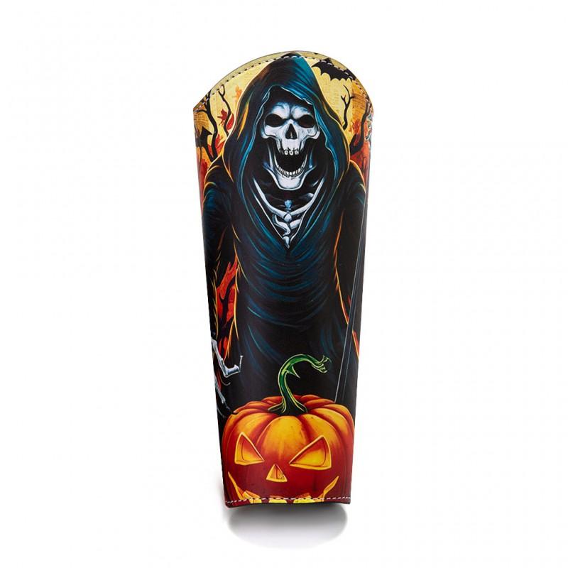 Vintage Halloween Pumpkin Print Arm Sleeves Original Design Adult Warmers