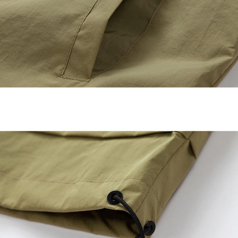 Японское повседневное однотонное свободное пальто с капюшоном, мужская осенняя универсальная водонепроницаемая солнцезащитная куртка из жесткого материала для пар
