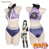 Hyuga Hinata Naruto Cosplay Costume Swimwear Comiccon Halloween Party Up Dress