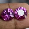 19 Ct Natural Pink Sapphire Round Cut CERTIFIED Ceylon Loose Gemstone Pair