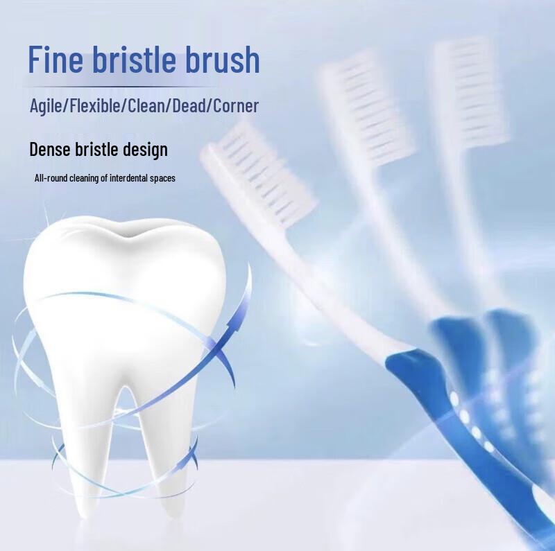 Shuke Elastic Soft Bristle Toothbrush - 6 Pack