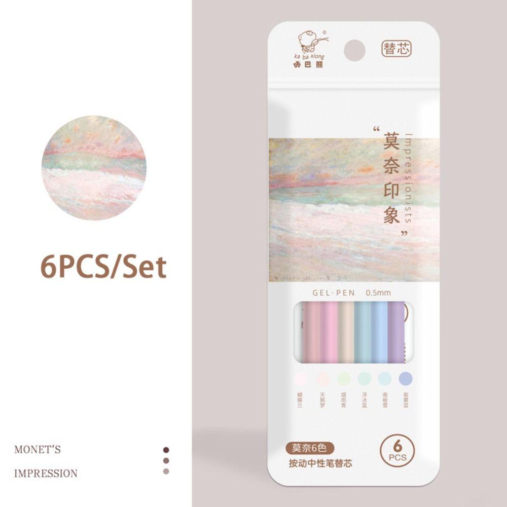 Ручка гелевая нажимная нейтральная цвет Моранди пишущие инструменты высокое качество гелевая ручка канцелярские товары