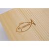 Ichihara Woodworks Wooden Cutting Board, "Kufujin" Wide Size, 42 X 24 X 3 Cm