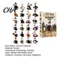 Decorative Acrylic Props Goose Advent Calendar 2026, 24 Day Halloween Countdown with Tree Ornaments Duck Ornaments, Collectible Gift for Kids