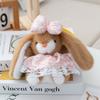 Fluffy Princess Cartoon Skirt Rabbit Doll With Pp Cotton Filling For Gifts