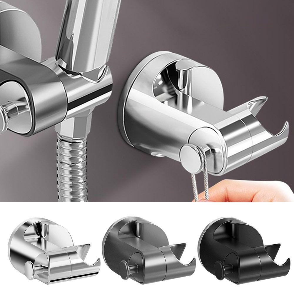 Self-adhesive Shower Holder 360°Adjustable Shower Head Stand Bracket Bathroom Accessories