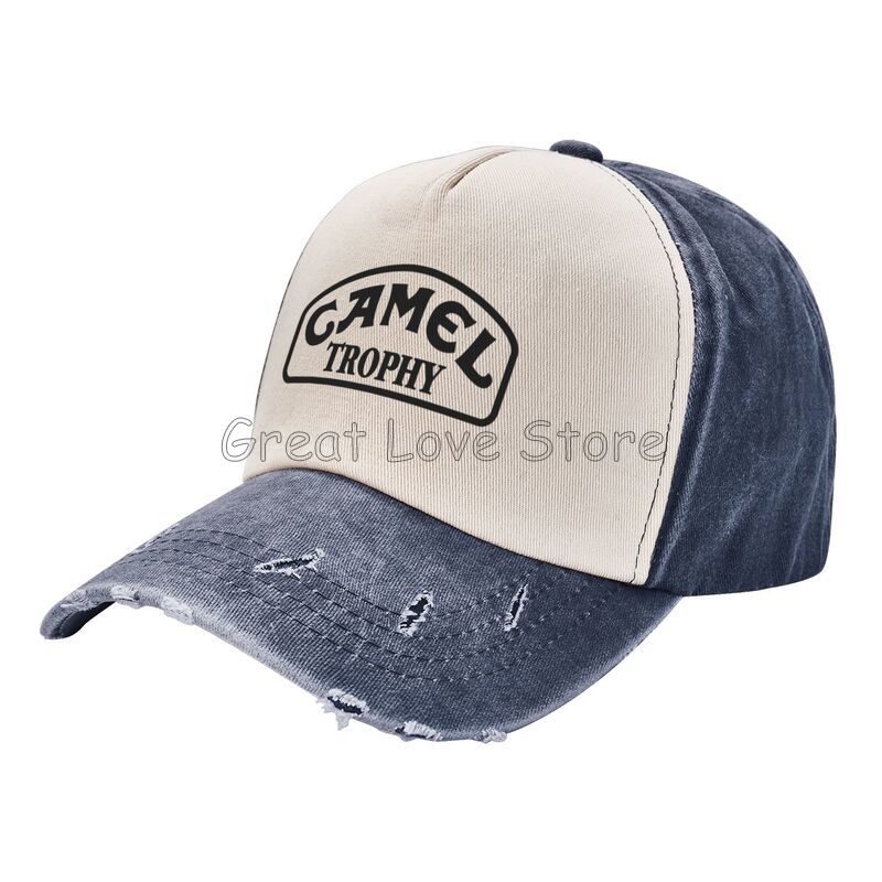 Кепка-бейсболка с принтом Camel Trophy, унисекс, регулируемая, с застежкой snapback, винтажная, из стираного хлопка, ковбойская кепка, ретро, козырек от солнца